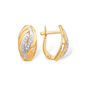 Серьги 7 Карат золото П2217-110К14 (7 Карат, Беларусь)