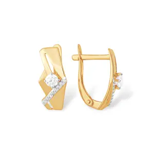 Серьги 7 Карат золото П2217-130К14 (7 Карат, Беларусь)