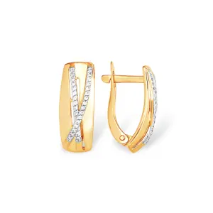 Серьги 7 Карат золото П2217-140К14 (7 Карат, Беларусь)