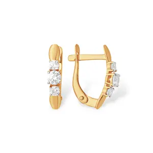 Серьги 7 Карат золото П2217-150К14 (7 Карат, Беларусь)