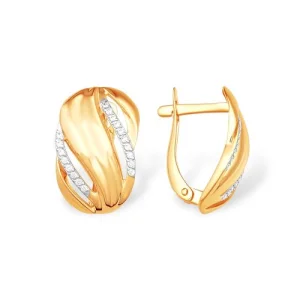Серьги 7 Карат золото П2217-350К14 (7 Карат, Беларусь)