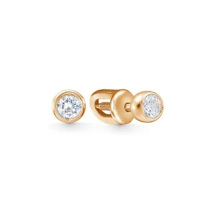 Серьги 7 Карат золото П2218-10752К14 (7 Карат, Беларусь)