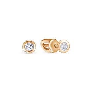 Серьги 7 Карат золото П2218-10815К14 (7 Карат, Беларусь)