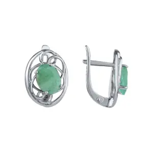Серьги  серебро СГ10601-02 (Россия)