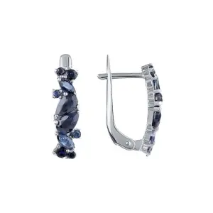 Серьги  серебро СГ2100783-00015 (Россия)