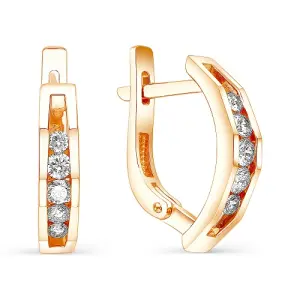 Серьги Prestige золото С-1276-01 (Prestige, Россия)