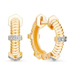 Серьги Prestige золото С-1311-01 (Prestige, Россия)