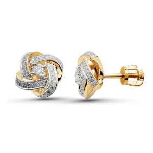 Серьги Prestige золото С-2208-01 (Prestige, Россия)