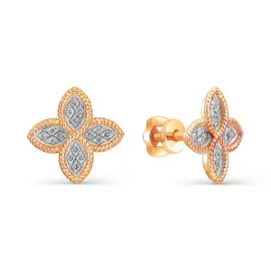 Серьги Prestige золото С-2349-01 (Prestige, Россия)