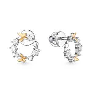 Серьги прочее серебро С-2468рз00 (прочее, Россия)