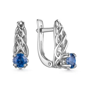 Серьги прочее серебро С-3961рс4110 (прочее, Россия)