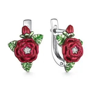 Серьги прочее серебро С-5015рэбз00 (прочее, Россия)