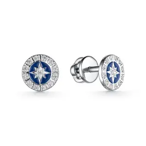 Серьги прочее серебро С-5046рэс00 (прочее, Россия)