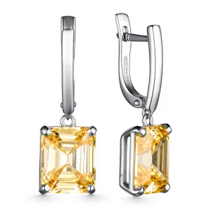 Серьги прочее серебро С-5068рс2D74 (прочее, Россия)