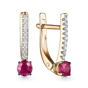 Серьги  золото С\706-124 (Bellissima, Россия)