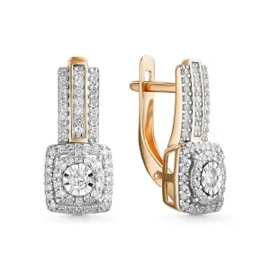 Серьги  золото С\786-0120 (Bellissima, Россия)