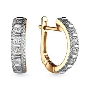 Серьги  золото С\799-0120 (Bellissima, Россия)