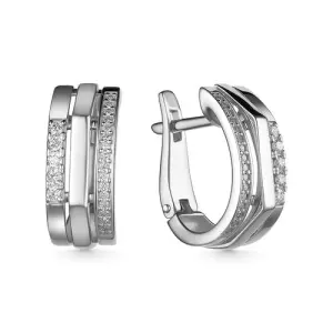 Серьги  золото С\865-0220 (Bellissima, Россия)