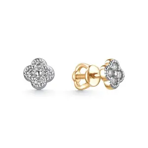 Серьги  золото С\924-0120 (Bellissima, Россия)
