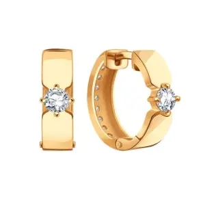 Серьги Karatov золото Т14202В407 (Karatov, Россия)