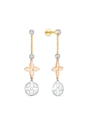 Серьги  золото л050096 (Berger, Россия)