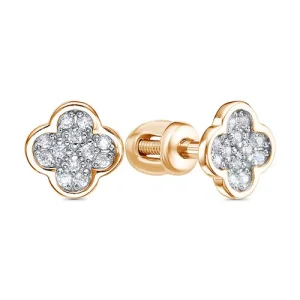 Серьги Иллада серебро сп052681 (Иллада, Россия)