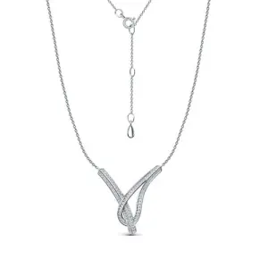 Колье  серебро с0707582 (DELTA, Россия)
