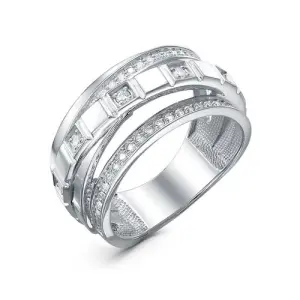 Кольцо DELTA серебро с1106881 (DELTA, Россия)