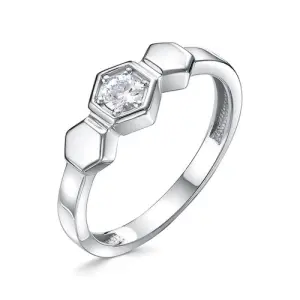 Кольцо  серебро с1107514 (DELTA, Россия)