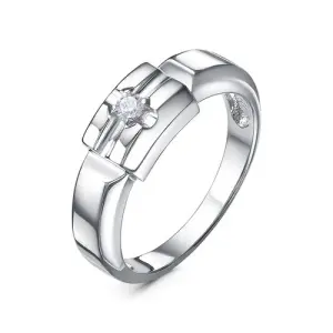 Кольцо  серебро с1107592 (DELTA, Россия)