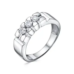 Кольцо  серебро с1107612 (DELTA, Россия)