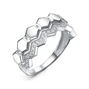 Кольцо  серебро с1107625 (DELTA, Россия)