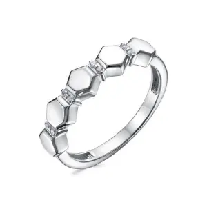 Кольцо  серебро с1107740 (DELTA, Россия)