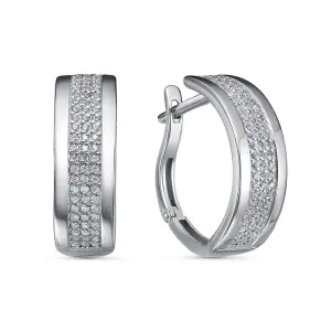 Серьги DELTA серебро с1201402 (DELTA, Россия)