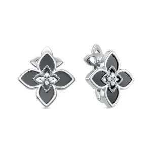 Серьги  серебро с120411 (Россия)