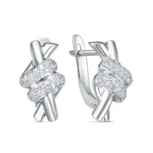 Серьги DELTA серебро с1206380 (DELTA, Россия)