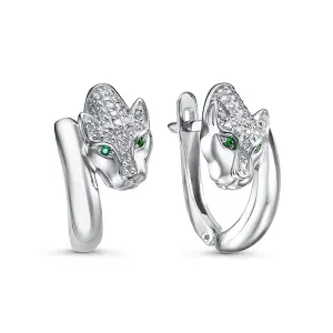 Серьги DELTA серебро с1206561 (DELTA, Россия)