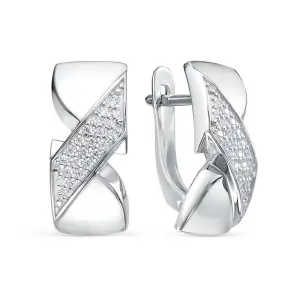 Серьги DELTA серебро с1206929 (DELTA, Россия)