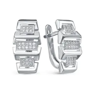 Серьги DELTA серебро с1207166 (DELTA, Россия)