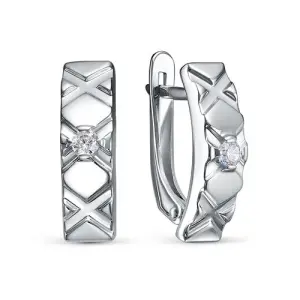 Серьги DELTA серебро с1207648 (DELTA, Россия)