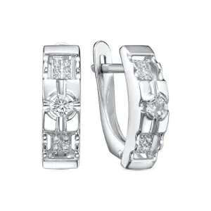 Серьги DELTA серебро с1207655 (DELTA, Россия)