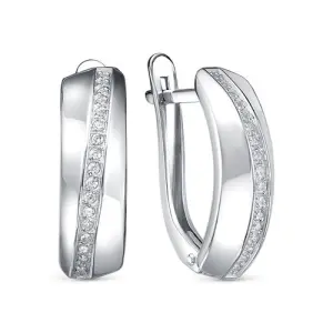Серьги DELTA серебро с1207785 (DELTA, Россия)