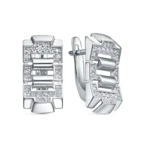 Серьги DELTA серебро с1207873 (DELTA, Россия)