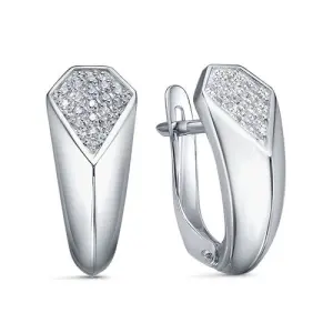 Серьги DELTA серебро с1207896 (DELTA, Россия)