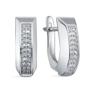 Серьги DELTA серебро с1207902 (DELTA, Россия)