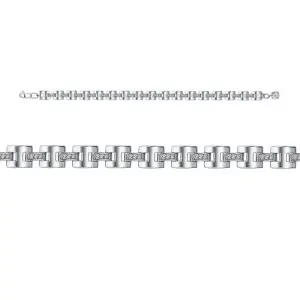 Браслет  серебро с7705342\19,0 (DELTA, Россия)