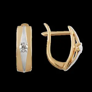 Серьги SANIS золото 01-214627 (SANIS, Россия)