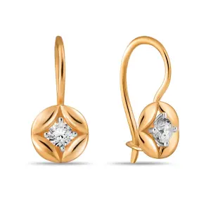 Серьги SANIS золото 01-215517 (SANIS, Россия)