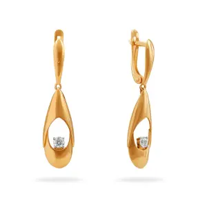 Серьги SANIS золото 01-215537 (SANIS, Россия)