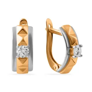 Серьги SANIS золото 01-215867 (SANIS, Россия)